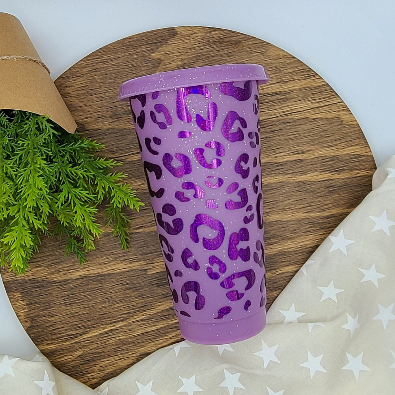 Cheetah Print Cold Cup. Fun in the Sun. Mommy & Me. Reusable cup. Custom tumbler. Summer Collection. Summer Vibes. Coffee cup.